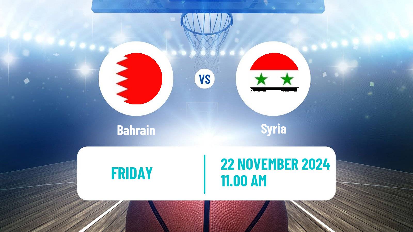 Basketball Asia Cup Basketball Bahrain - Syria