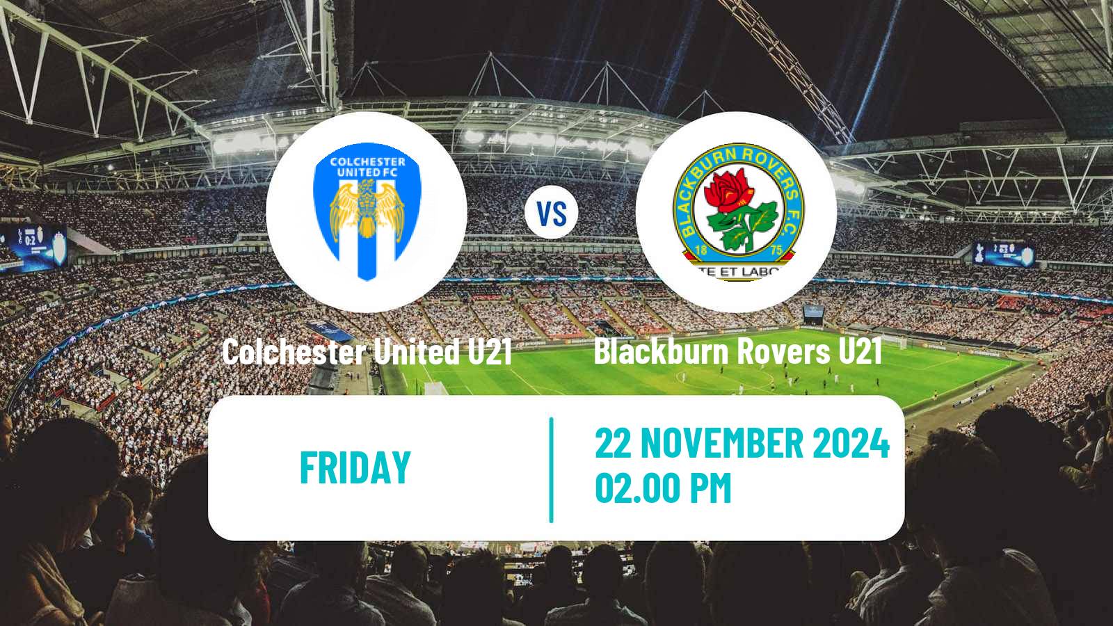 Soccer English Premier League Cup Colchester United U21 - Blackburn Rovers U21