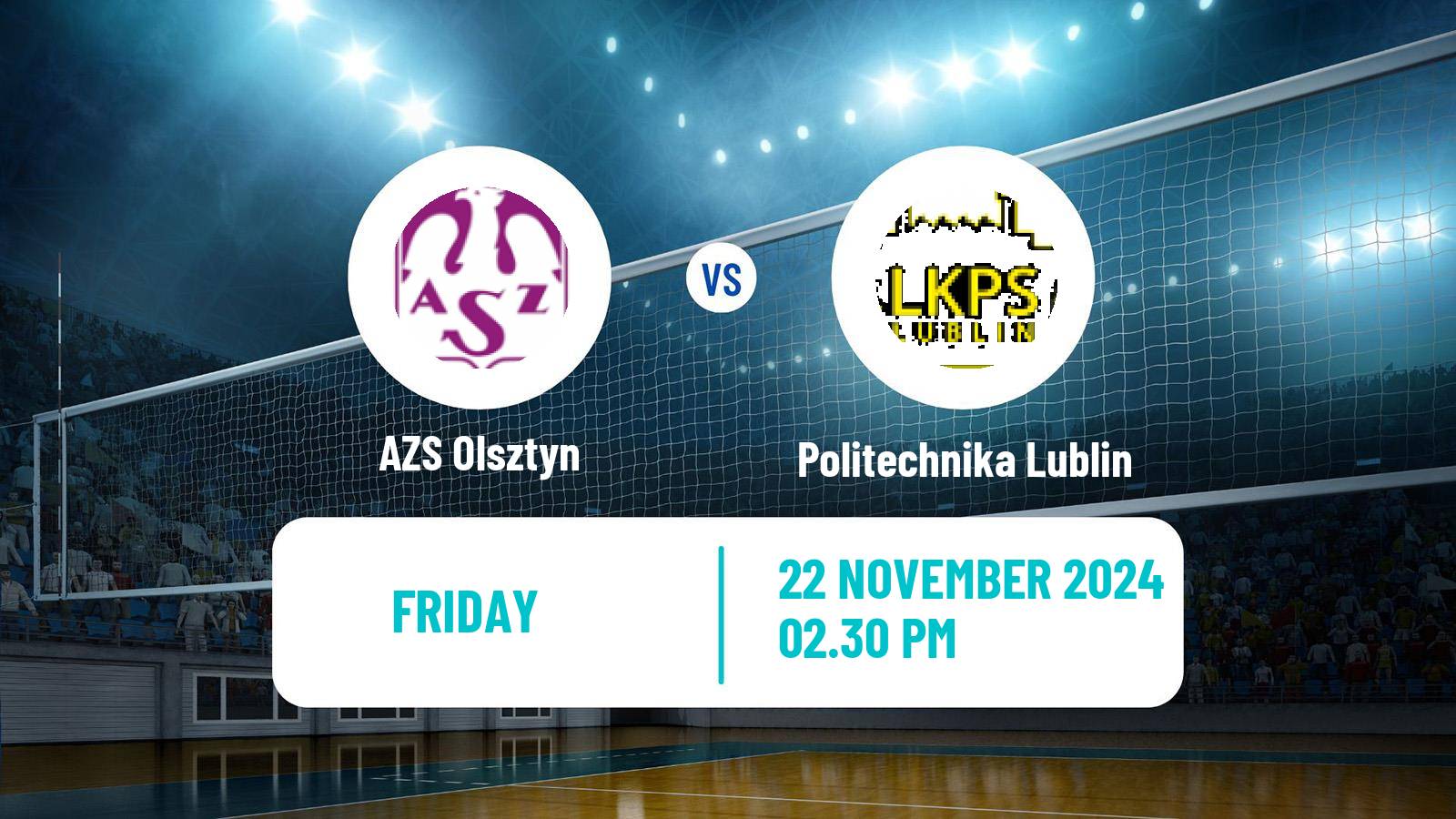 Volleyball Polish PlusLiga AZS Olsztyn - Politechnika Lublin