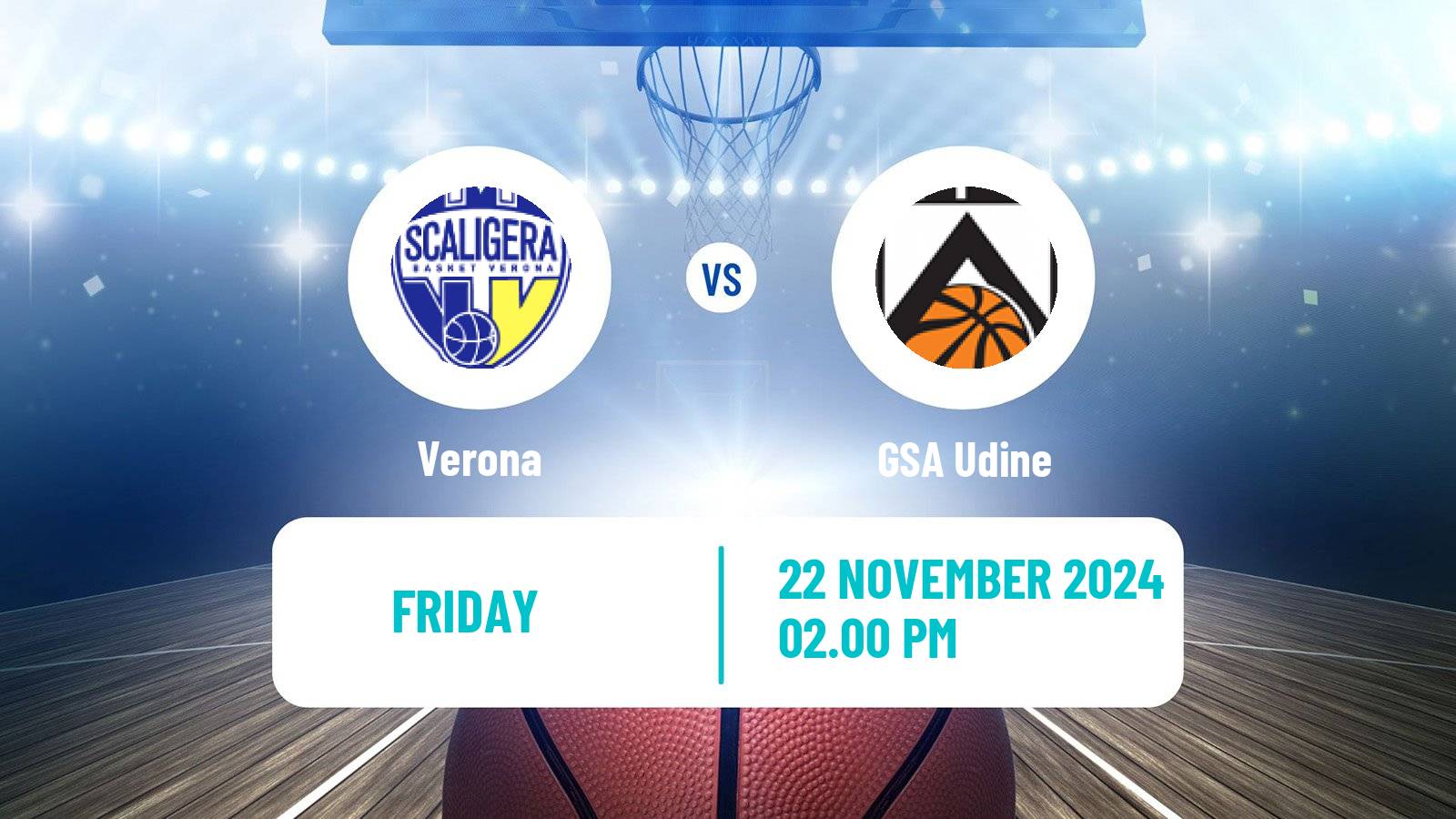 Basketball Italian Serie A2 Basketball Verona - Udine