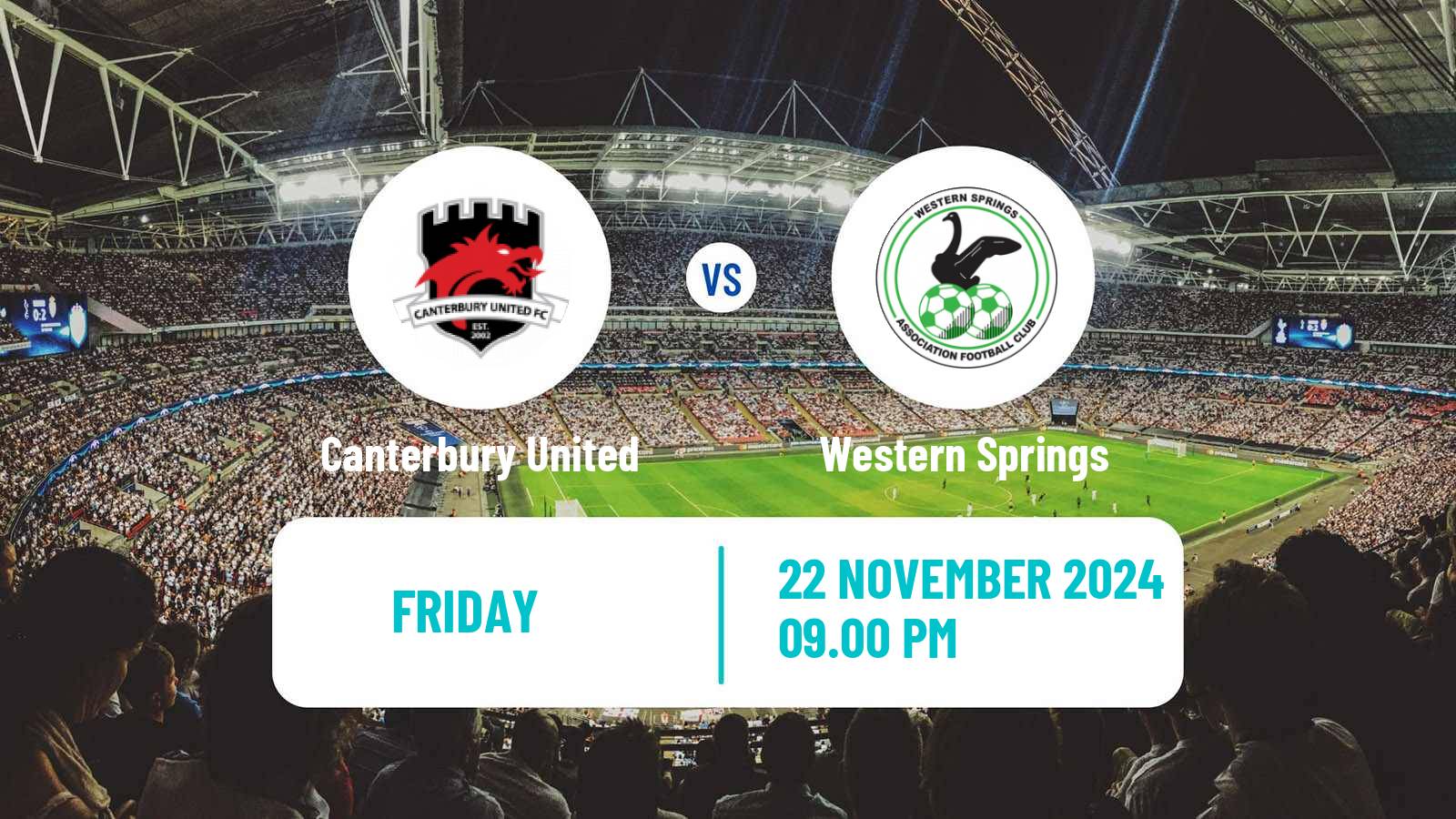 Soccer New Zealand National League Women Canterbury United - Western Springs