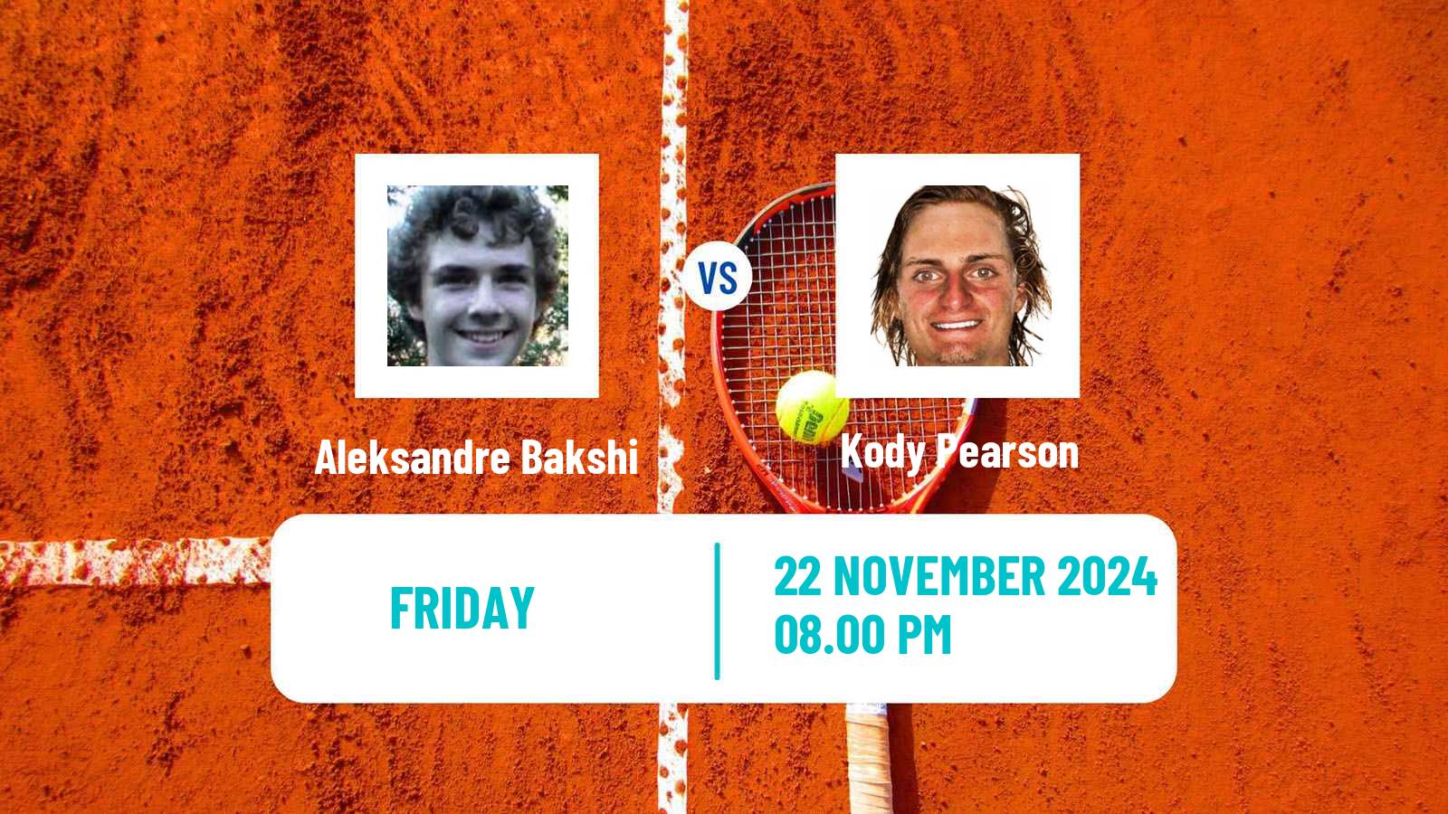 Tennis ITF M25 Caloundra Men Aleksandre Bakshi - Kody Pearson