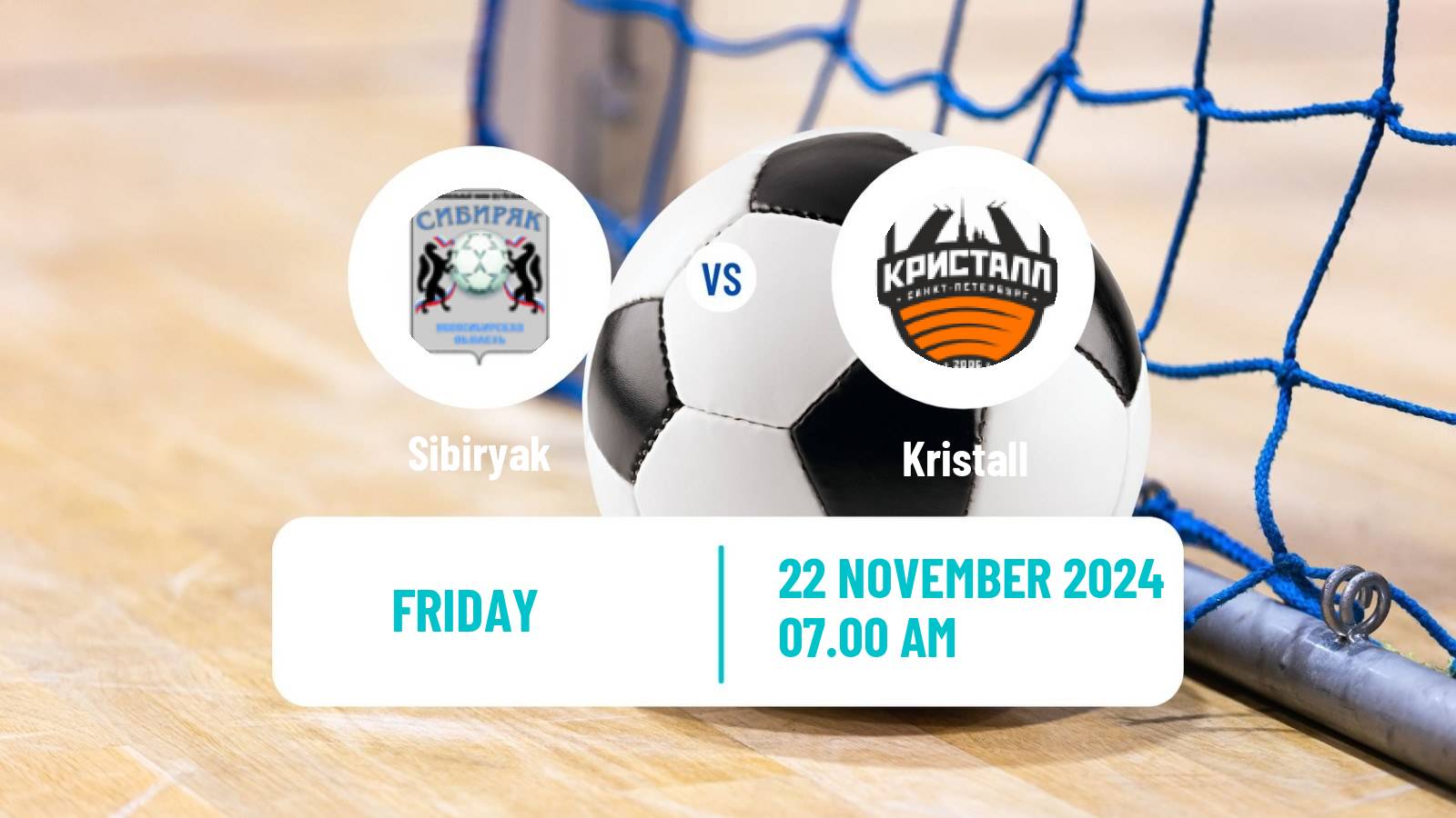 Futsal Russian Super Liga Futsal Sibiryak - Kristall