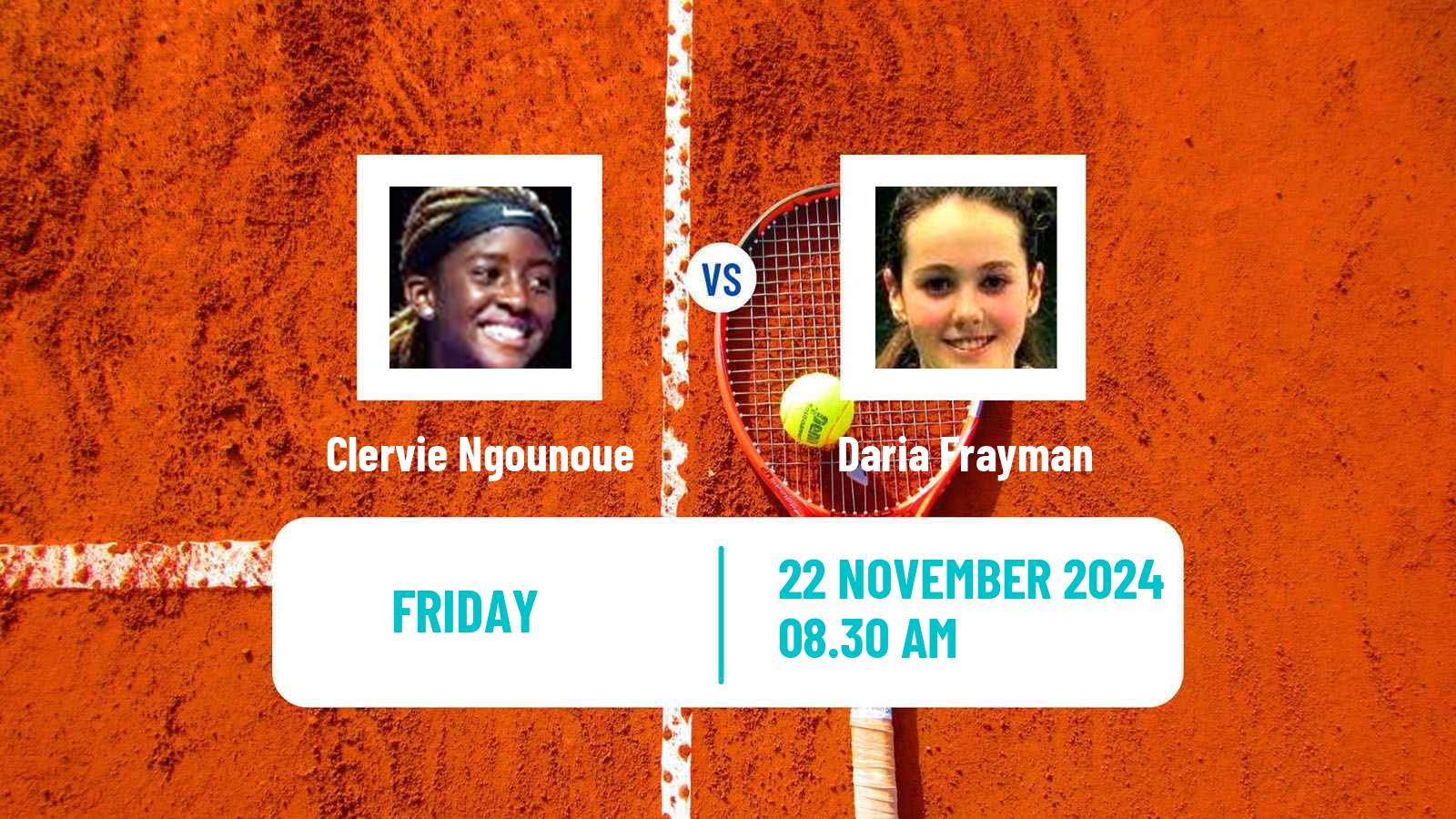 Tennis ITF W35 Santo Domingo 5 Women Clervie Ngounoue - Daria Frayman