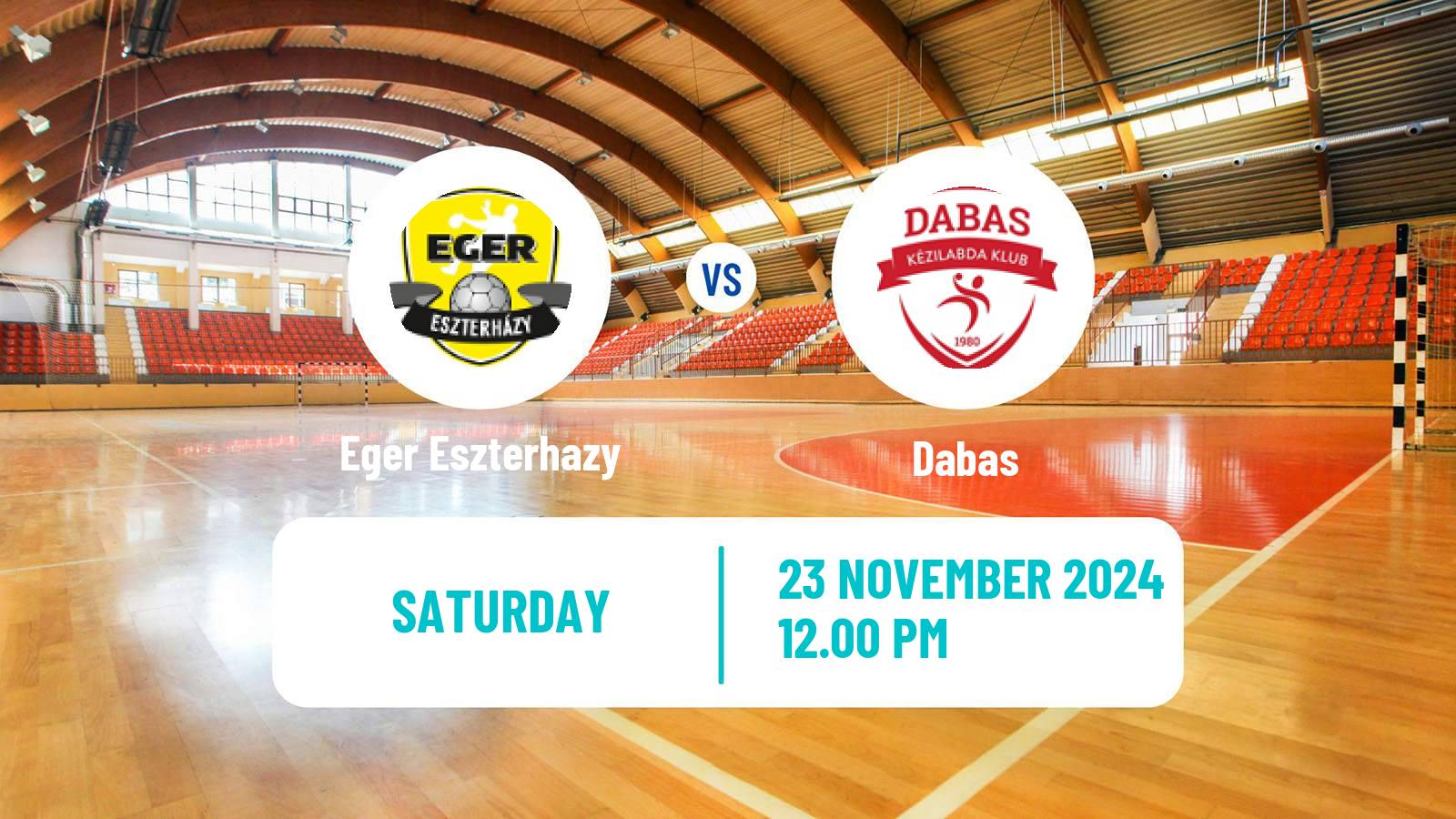 Handball Hungarian Division 1 Handball Eger Eszterhazy - Dabas