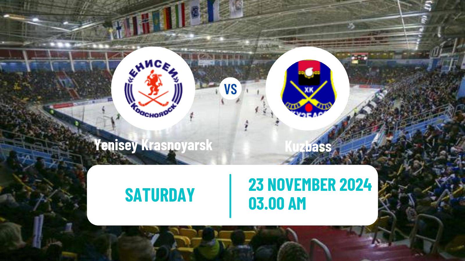 Bandy Russian Super League Bandy Yenisey Krasnoyarsk - Kuzbass