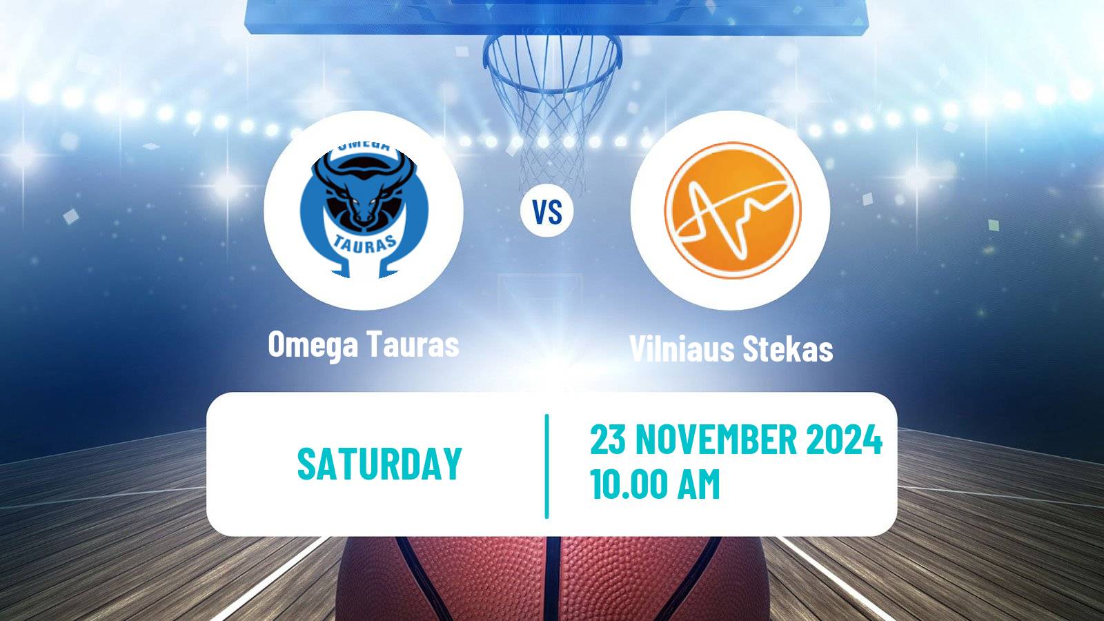 Basketball Lietuvos NKL Omega Tauras - Vilniaus Stekas