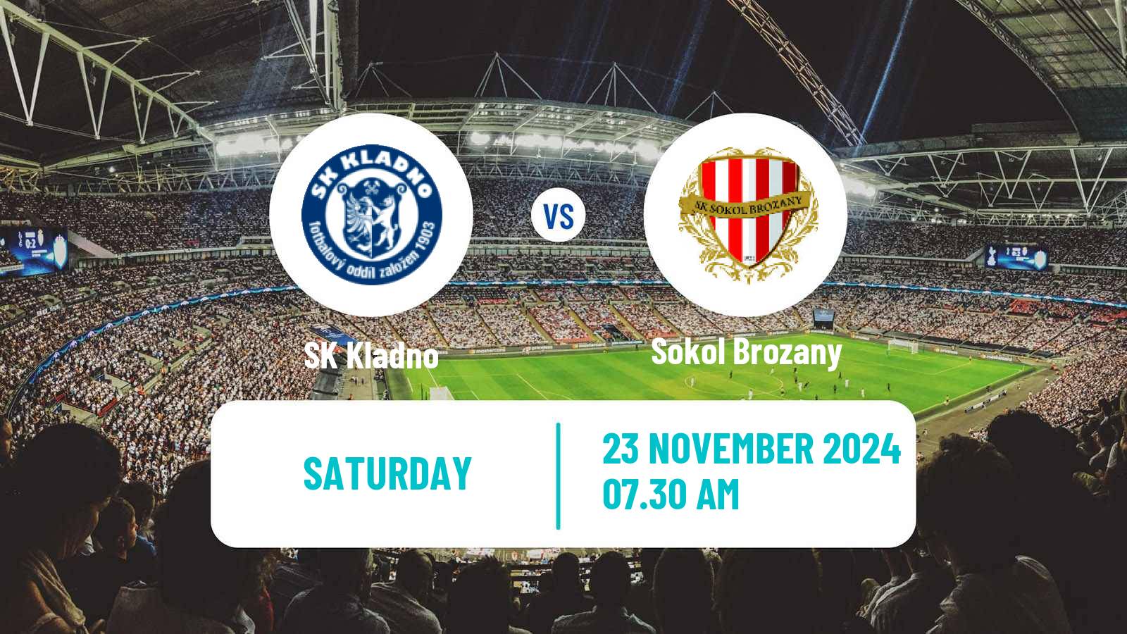 Soccer Czech CFL Group B Kladno - Sokol Brozany