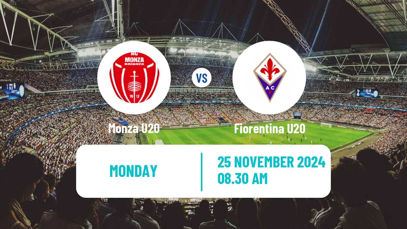 Soccer Italian Primavera 1 Monza U20 - Fiorentina U20