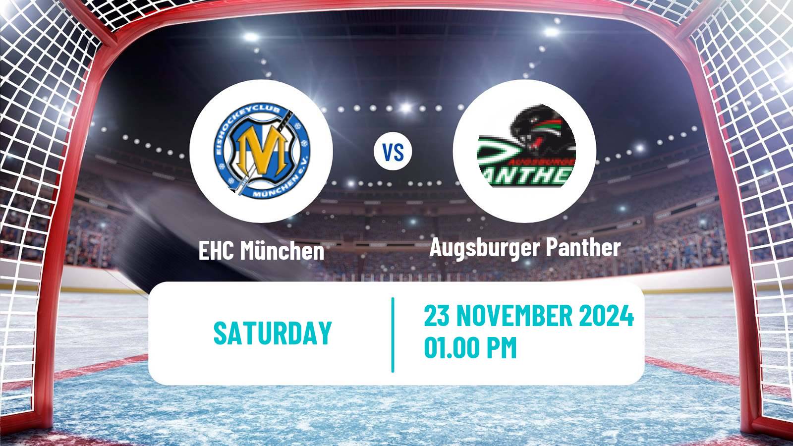 Hockey German Ice Hockey League EHC München - Augsburger Panther