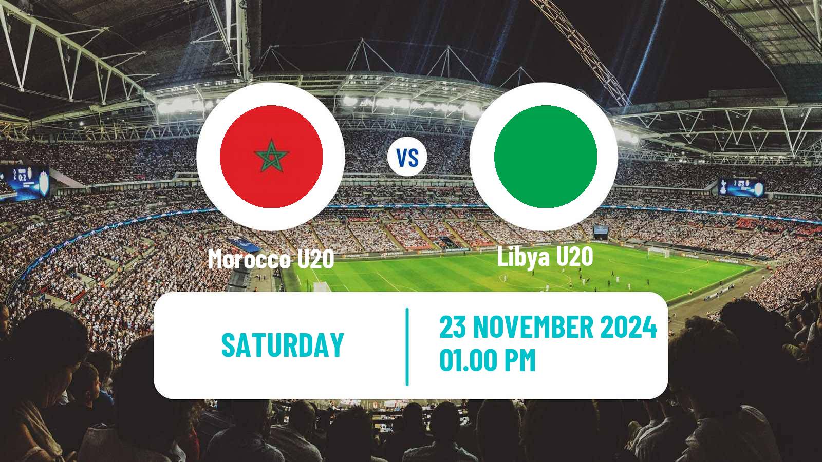 Soccer Friendly Morocco U20 - Libya U20