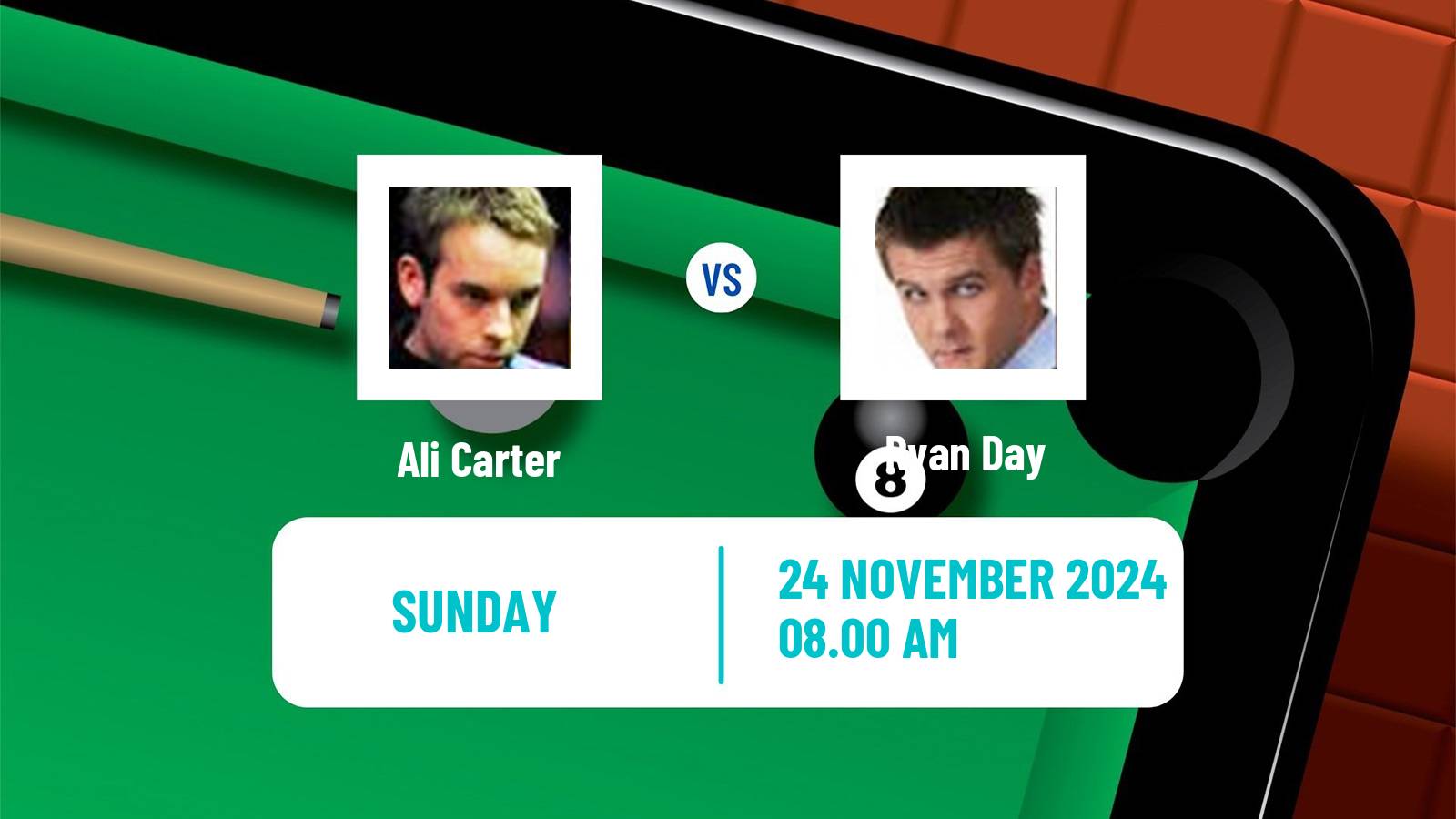 Snooker Uk Championship Ali Carter - Ryan Day