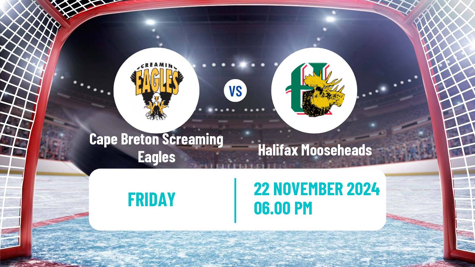 Hockey QMJHL Cape Breton Screaming Eagles - Halifax Mooseheads