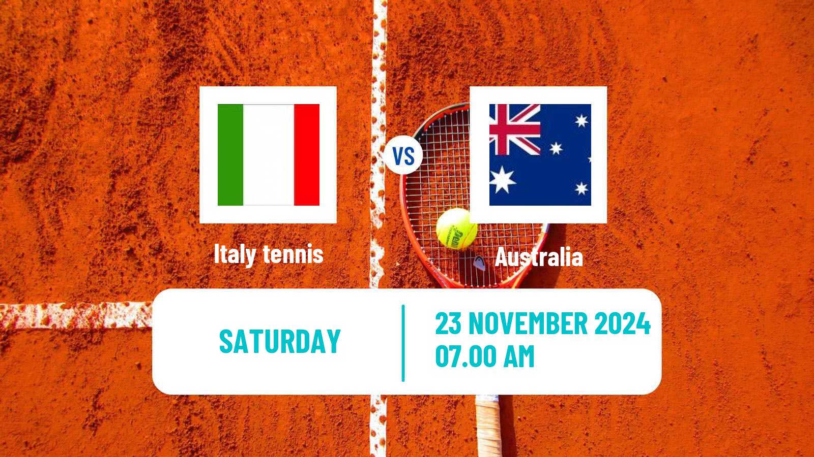 Tennis Davis Cup - World Group Teams Italy - Australia