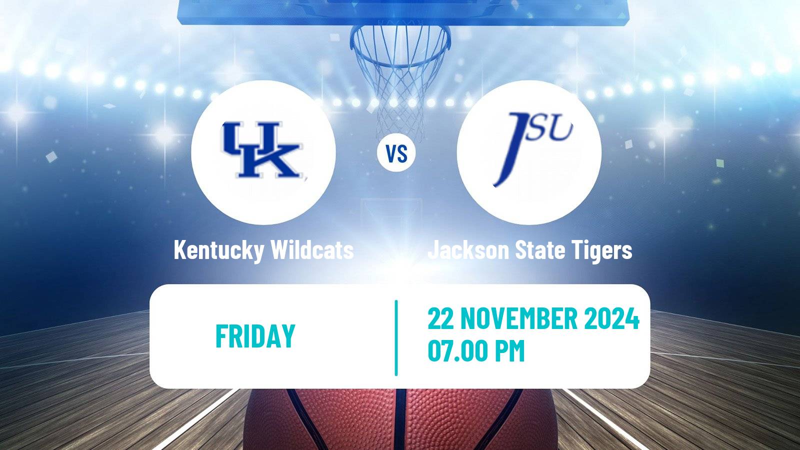 Basketball NCAA College Basketball Kentucky Wildcats - Jackson State Tigers