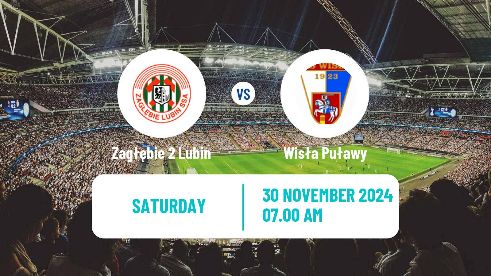 Soccer Polish Division 2 Zagłębie 2 Lubin - Wisła Puławy