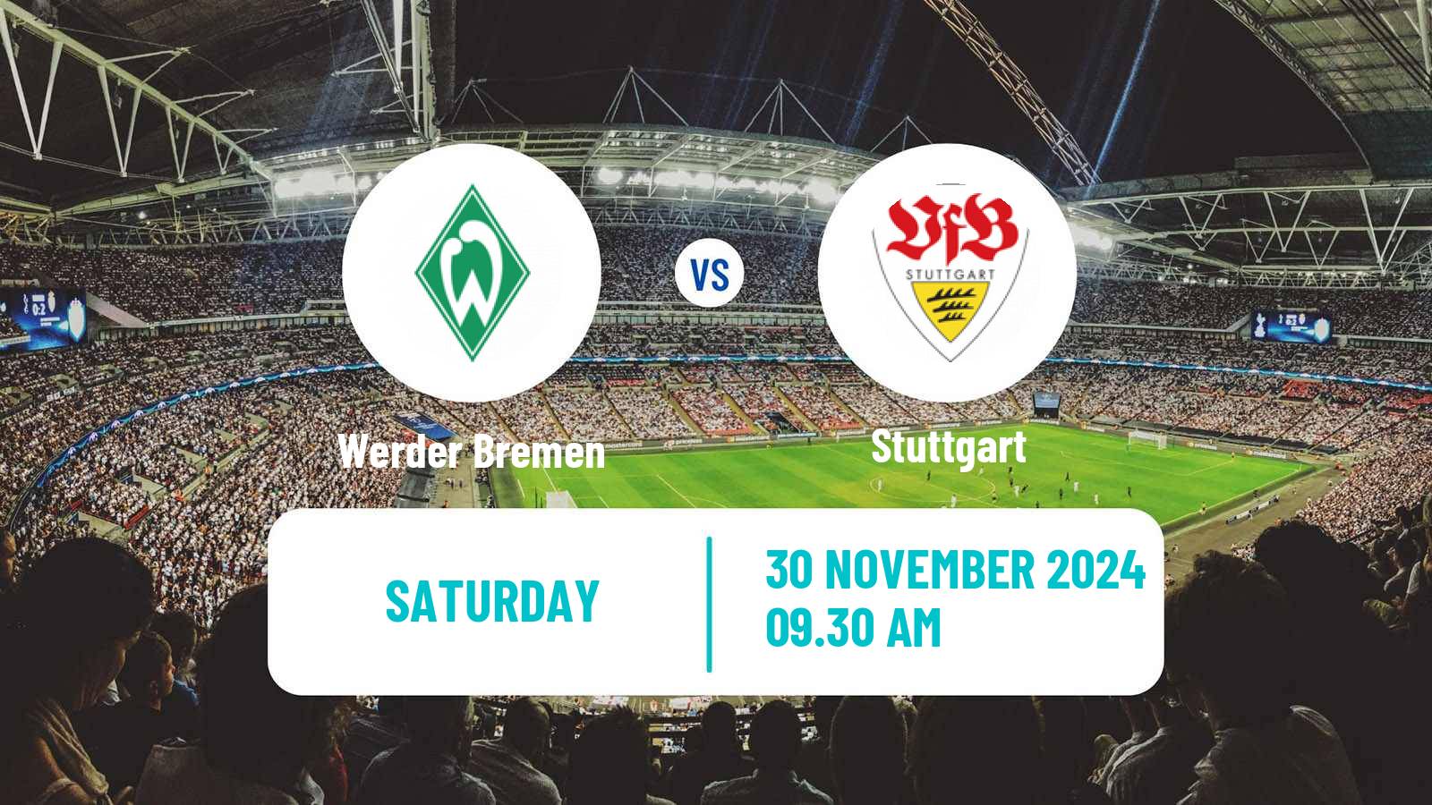 Soccer German Bundesliga Werder Bremen - Stuttgart