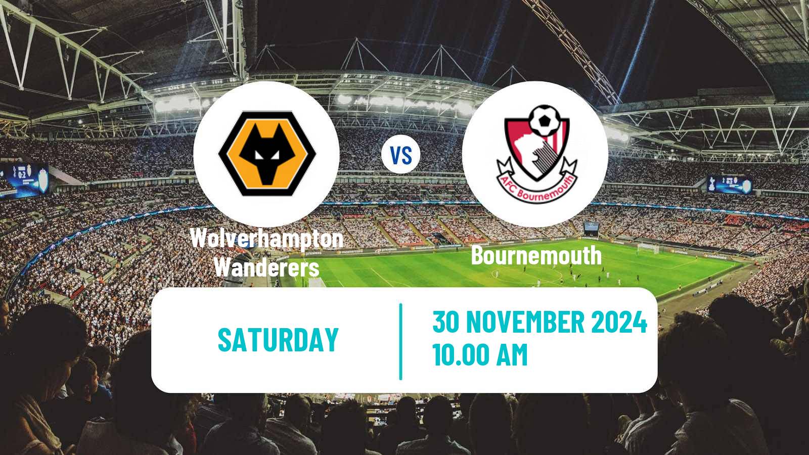 Soccer English Premier League Wolverhampton Wanderers - Bournemouth