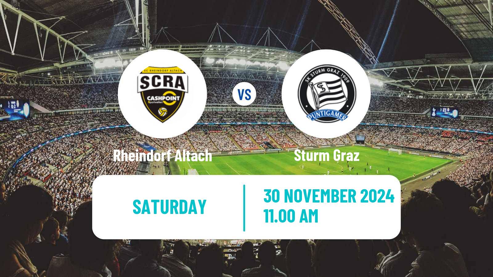 Soccer Austrian Bundesliga Rheindorf Altach - Sturm Graz