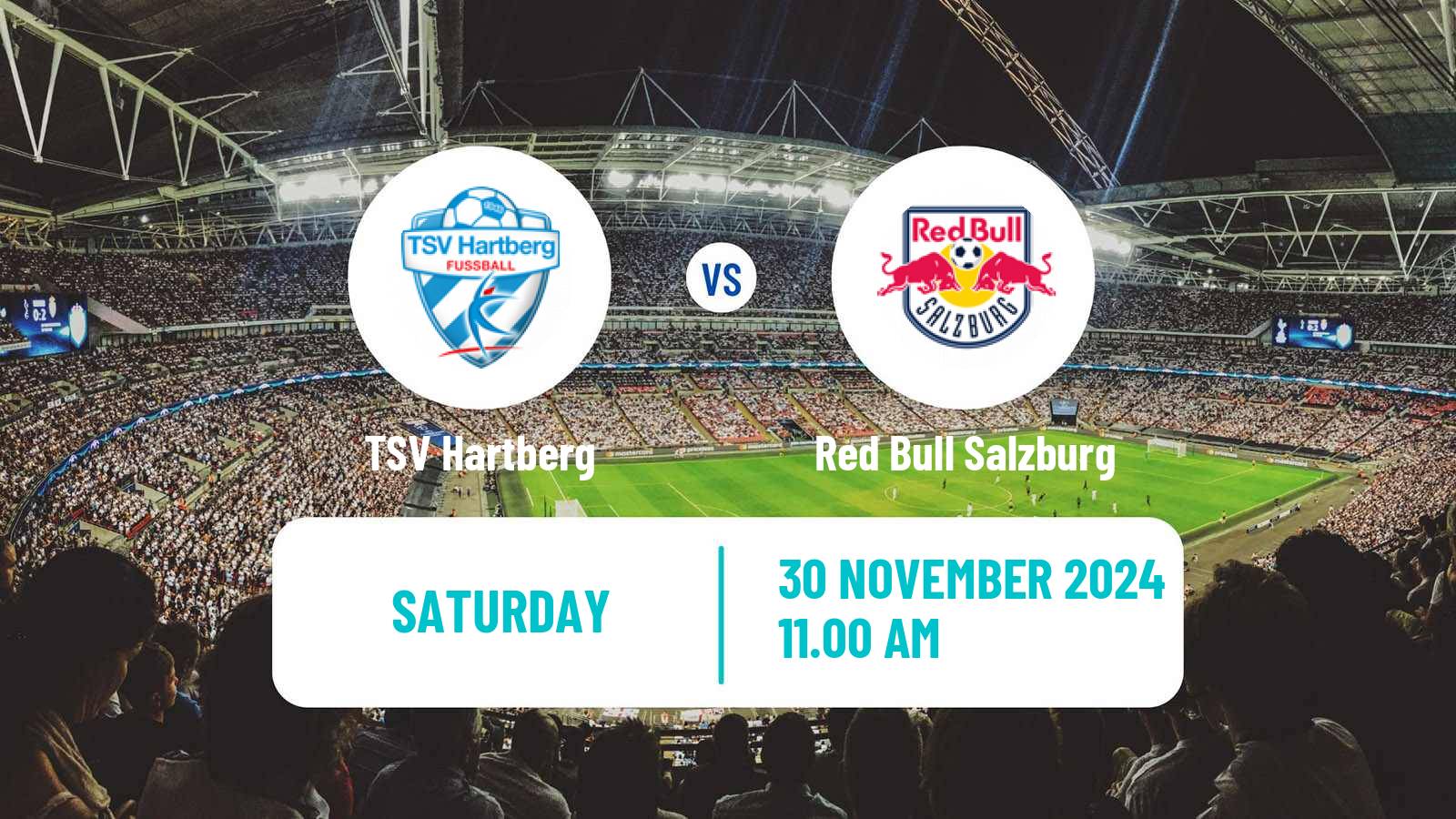 Soccer Austrian Bundesliga Hartberg - Red Bull Salzburg