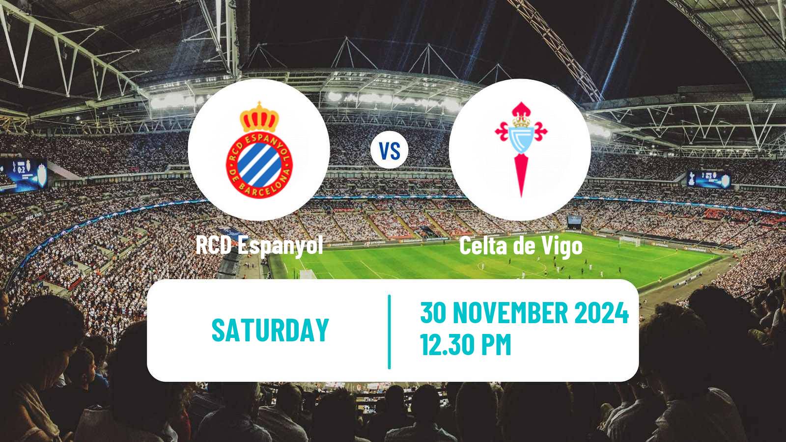 Soccer Spanish LaLiga Espanyol - Celta de Vigo