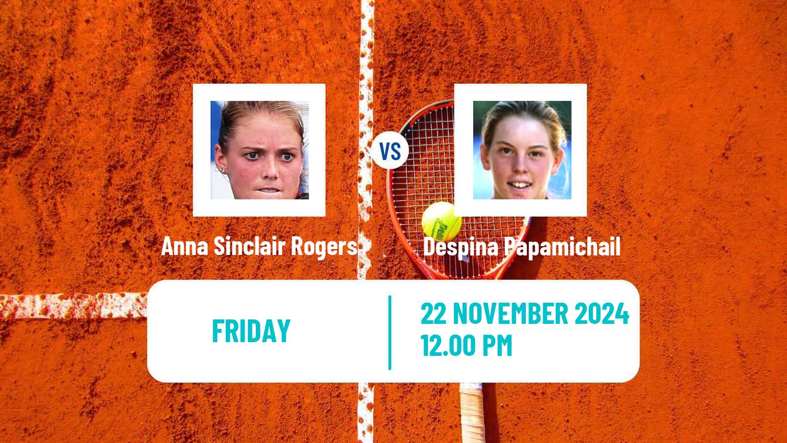 Tennis ITF W50 Boca Raton Fl Women Anna Sinclair Rogers - Despina Papamichail