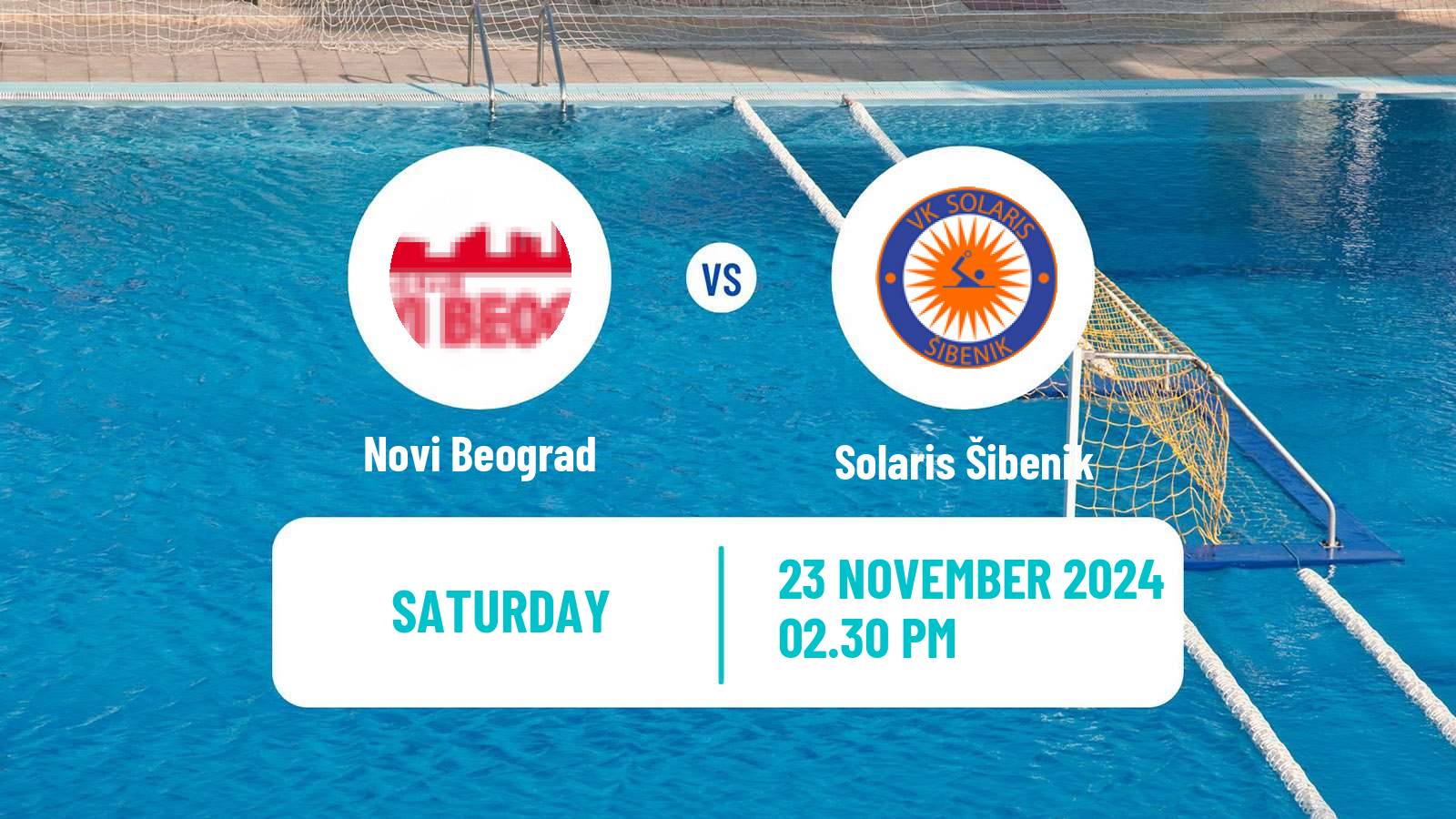 Water polo Serbian Super Liga Water Polo Novi Beograd - Solaris Šibenik