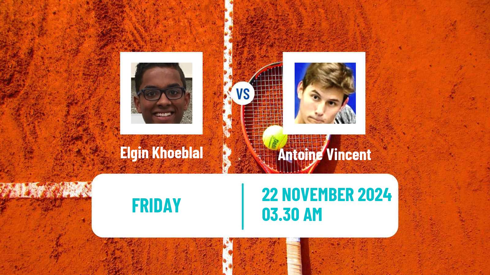 Tennis ITF M15 Monastir 47 Men Elgin Khoeblal - Antoine Vincent