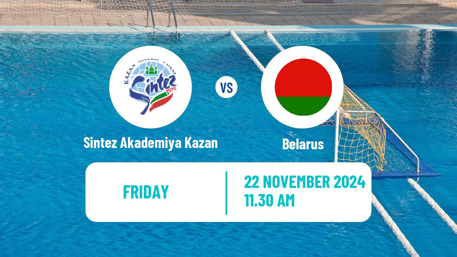 Water polo Russian Championship Water Polo Sintez Akademiya Kazan - Belarus