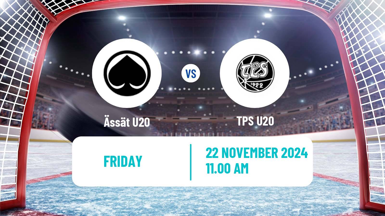 Hockey Finnish SM-sarja U20 Ässät U20 - TPS U20