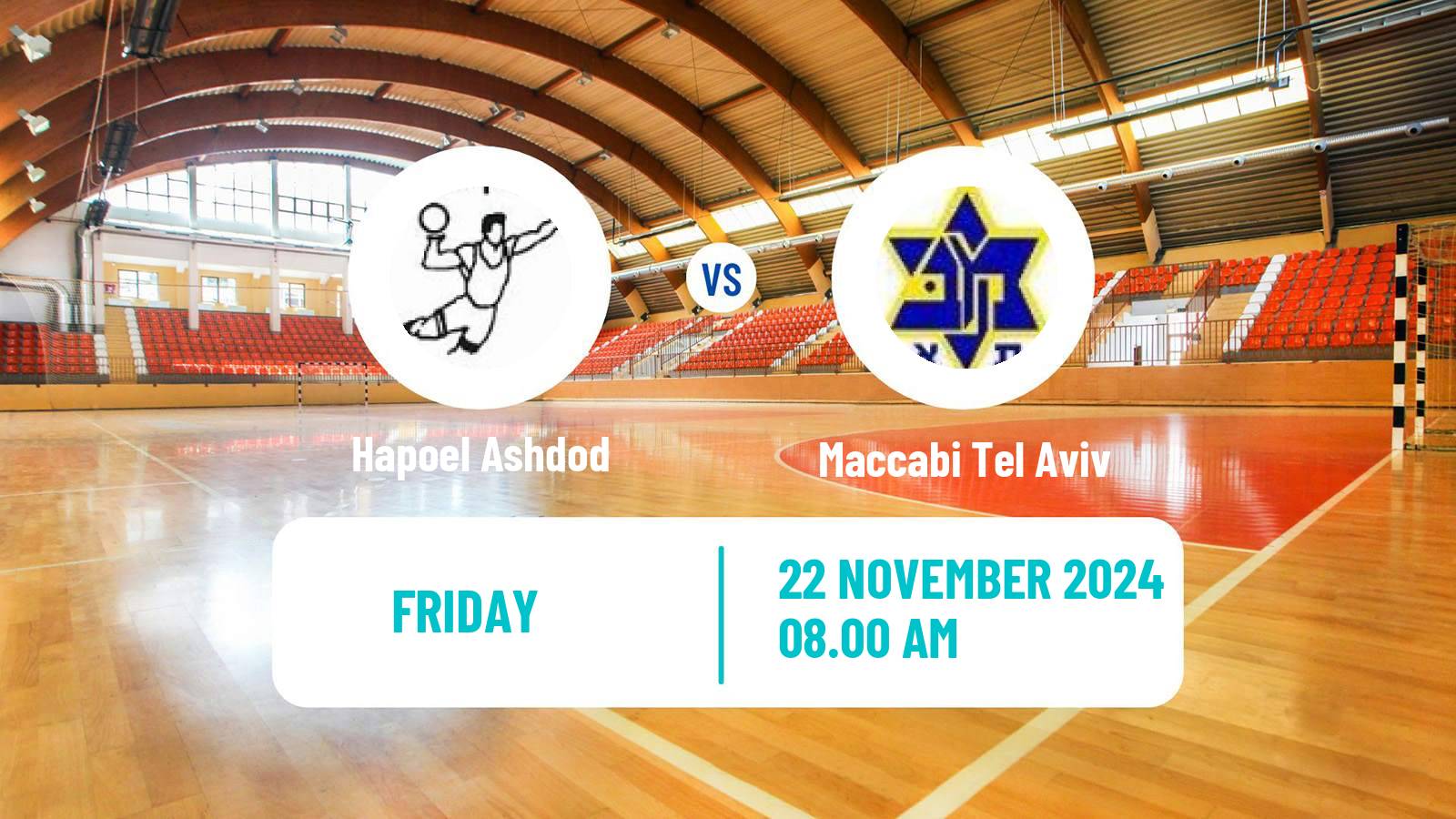 Handball Israeli Division 1 Handball Hapoel Ashdod - Maccabi Tel Aviv