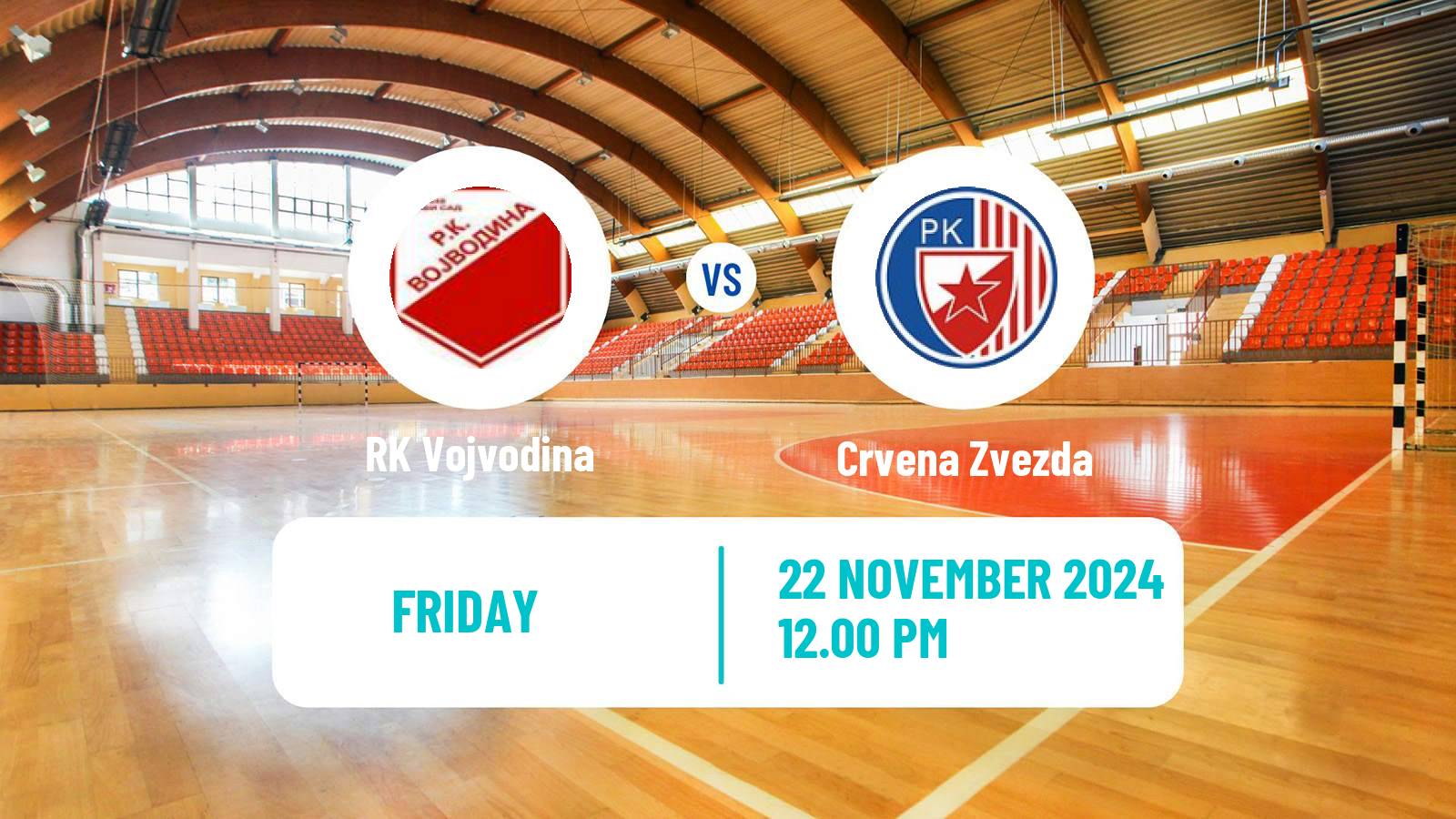 Handball Serbian Superliga Handball RK Vojvodina - Crvena Zvezda