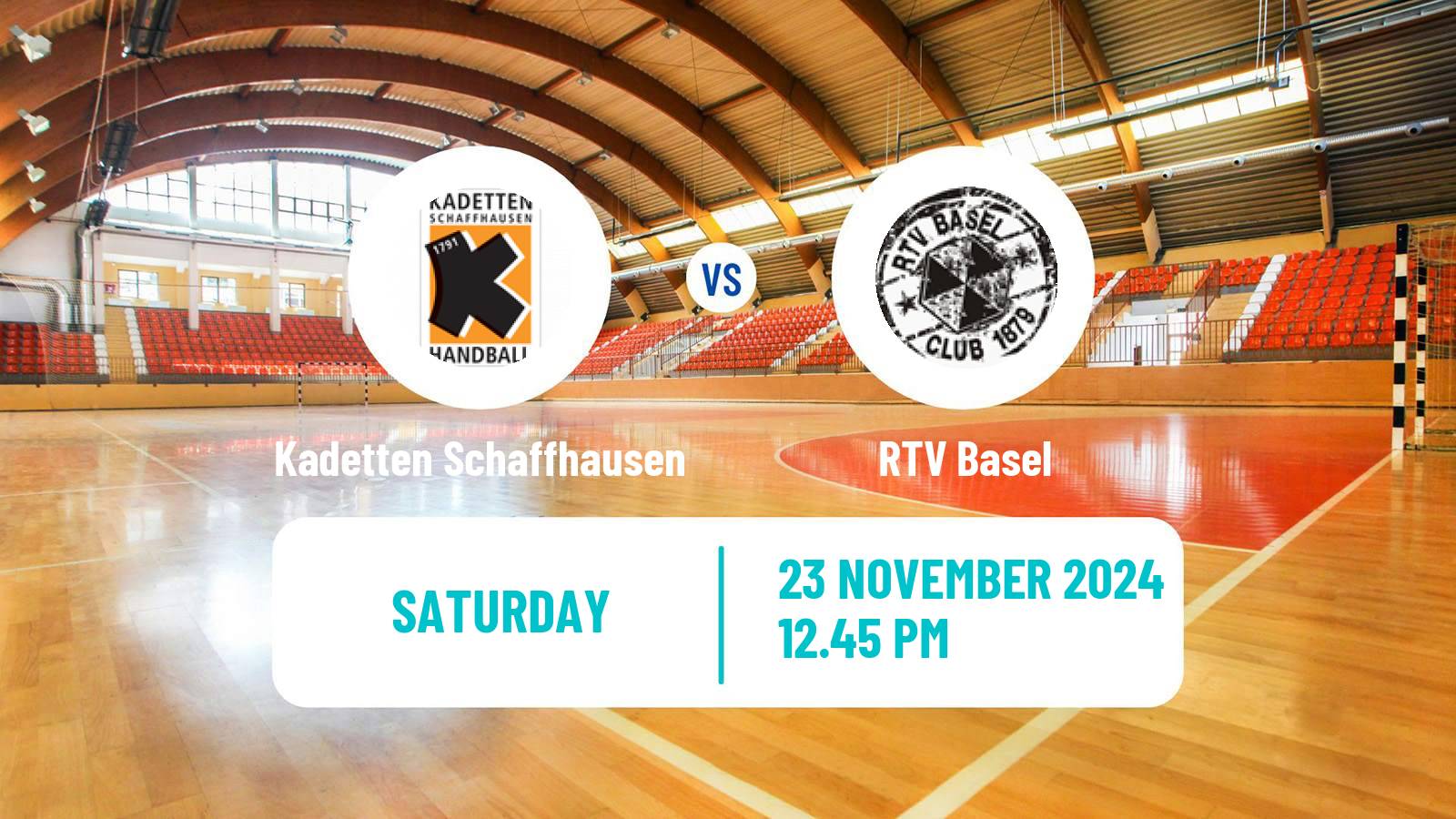 Handball Swiss NLA Handball Kadetten Schaffhausen - RTV Basel