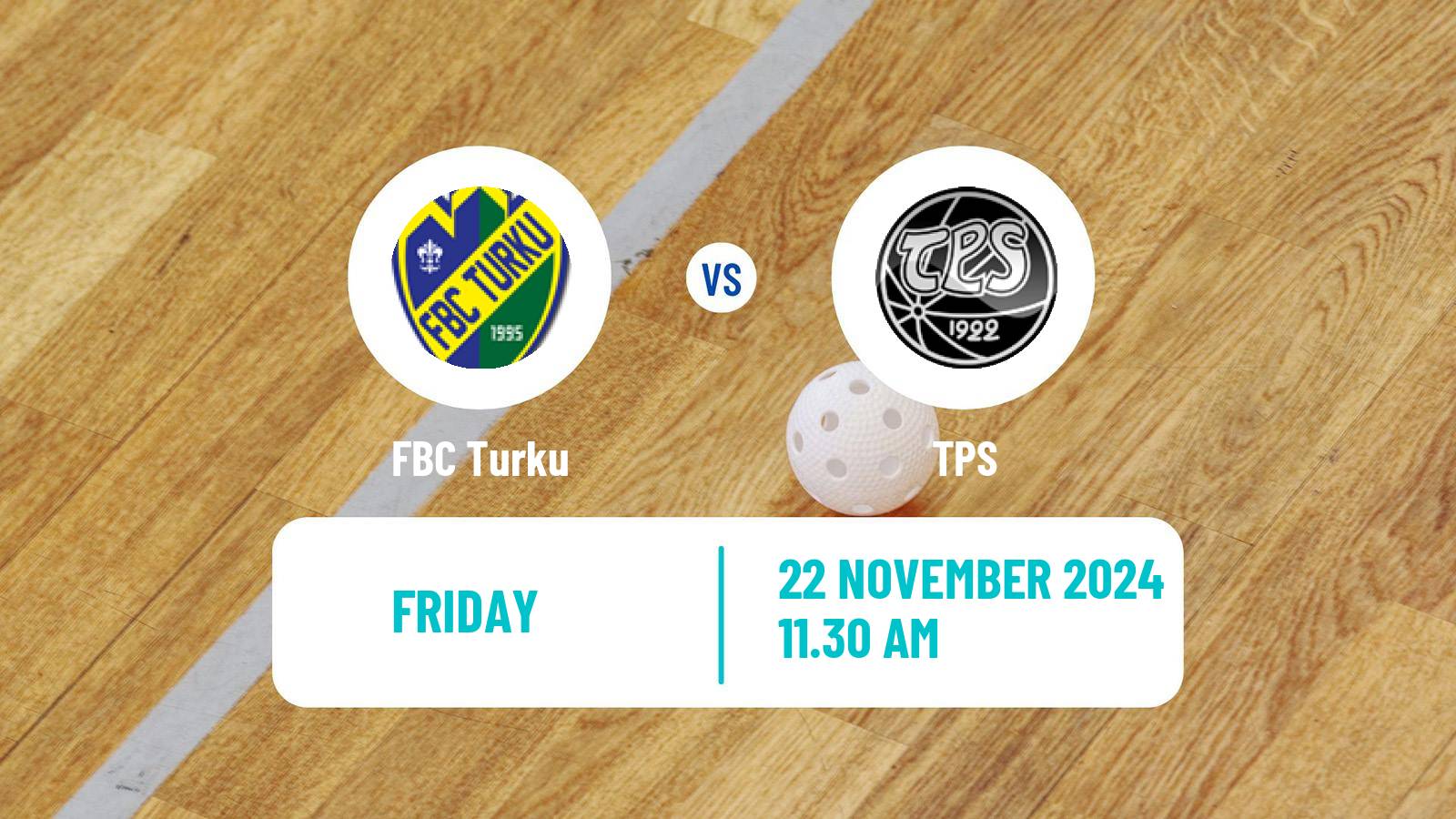 Floorball Finnish F-Liiga Turku - TPS