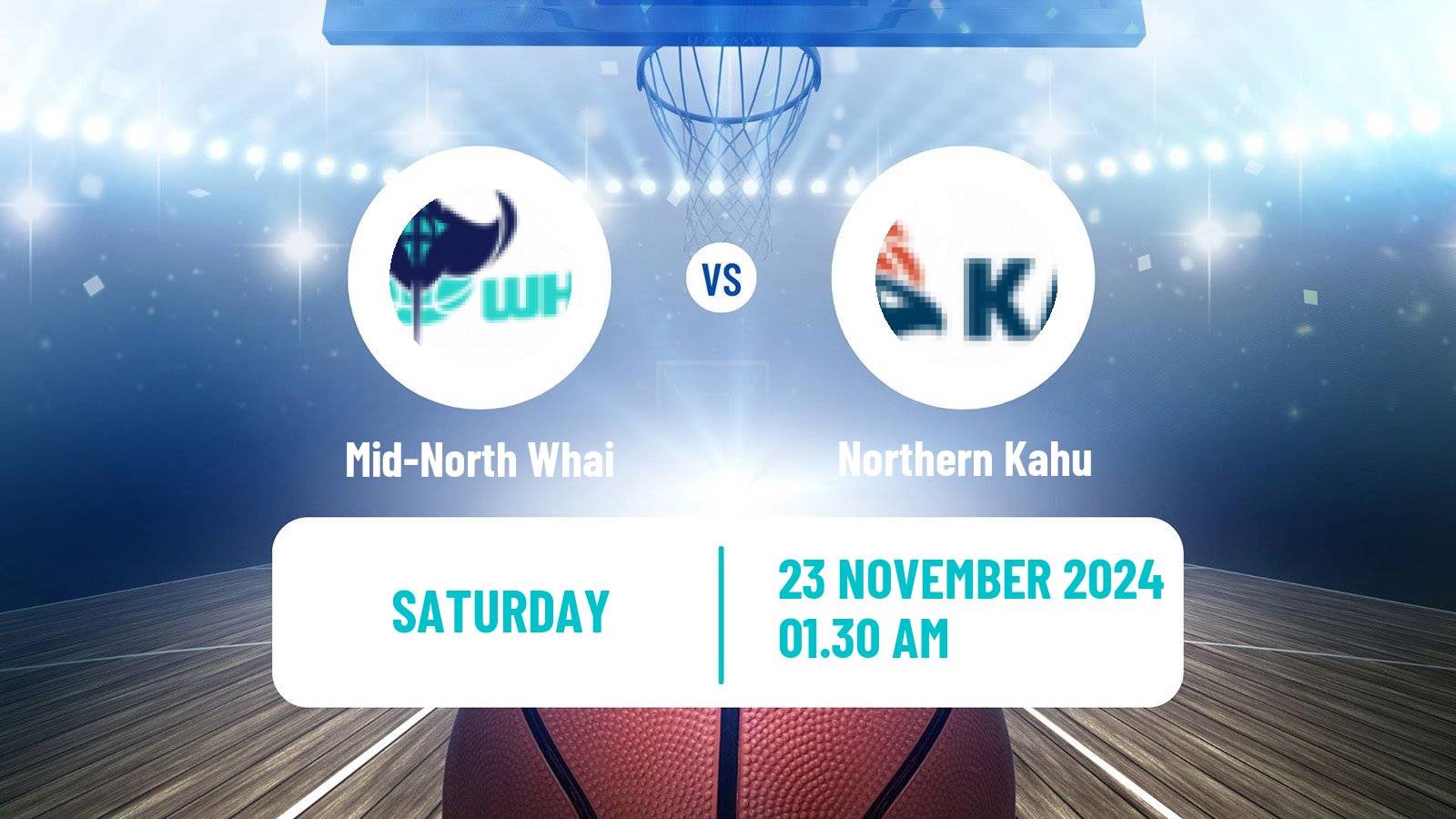 Basketball New Zealand Tauihi Basketball Women Mid-North Whai - Northern Kahu