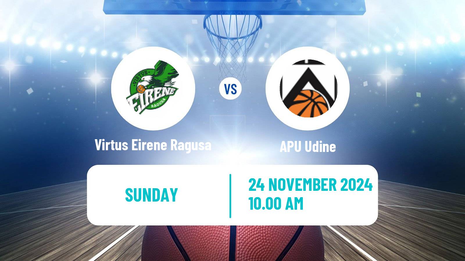 Basketball Serie A2 Basketball Women Group B Virtus Eirene Ragusa - APU Udine