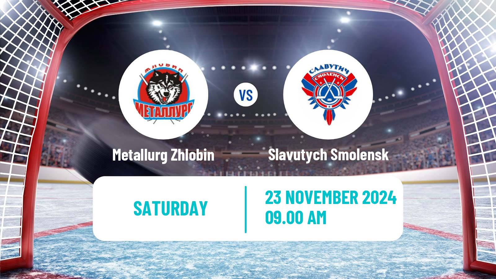 Hockey Belarusian Extraleague Metallurg Zhlobin - Slavutych Smolensk