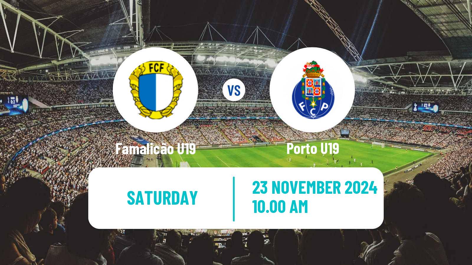 Soccer Portuguese Campeonato Nacional U19 Famalicão U19 - Porto U19