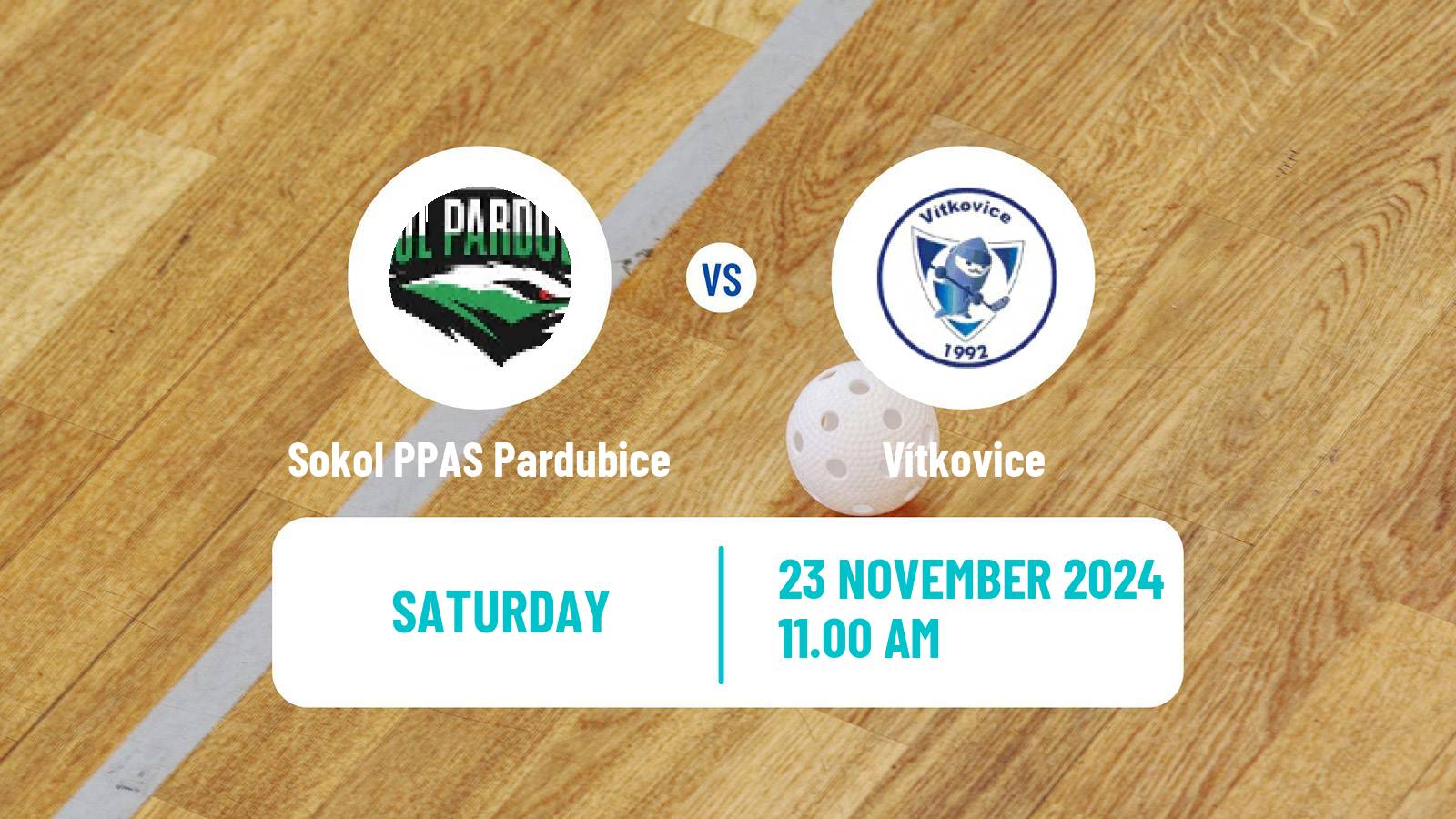 Floorball Czech Superliga Floorball Sokol PPAS Pardubice - Vítkovice