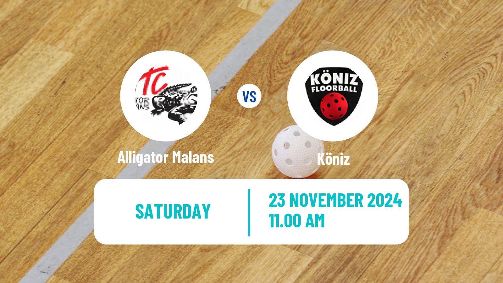 Floorball Swiss NLA Floorball Alligator Malans - Köniz