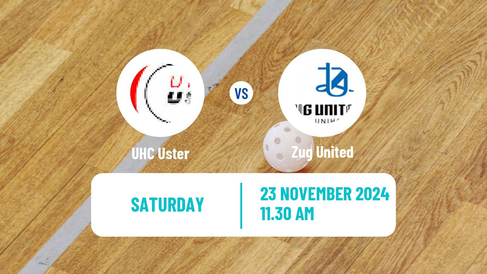 Floorball Swiss NLA Floorball Uster - Zug United