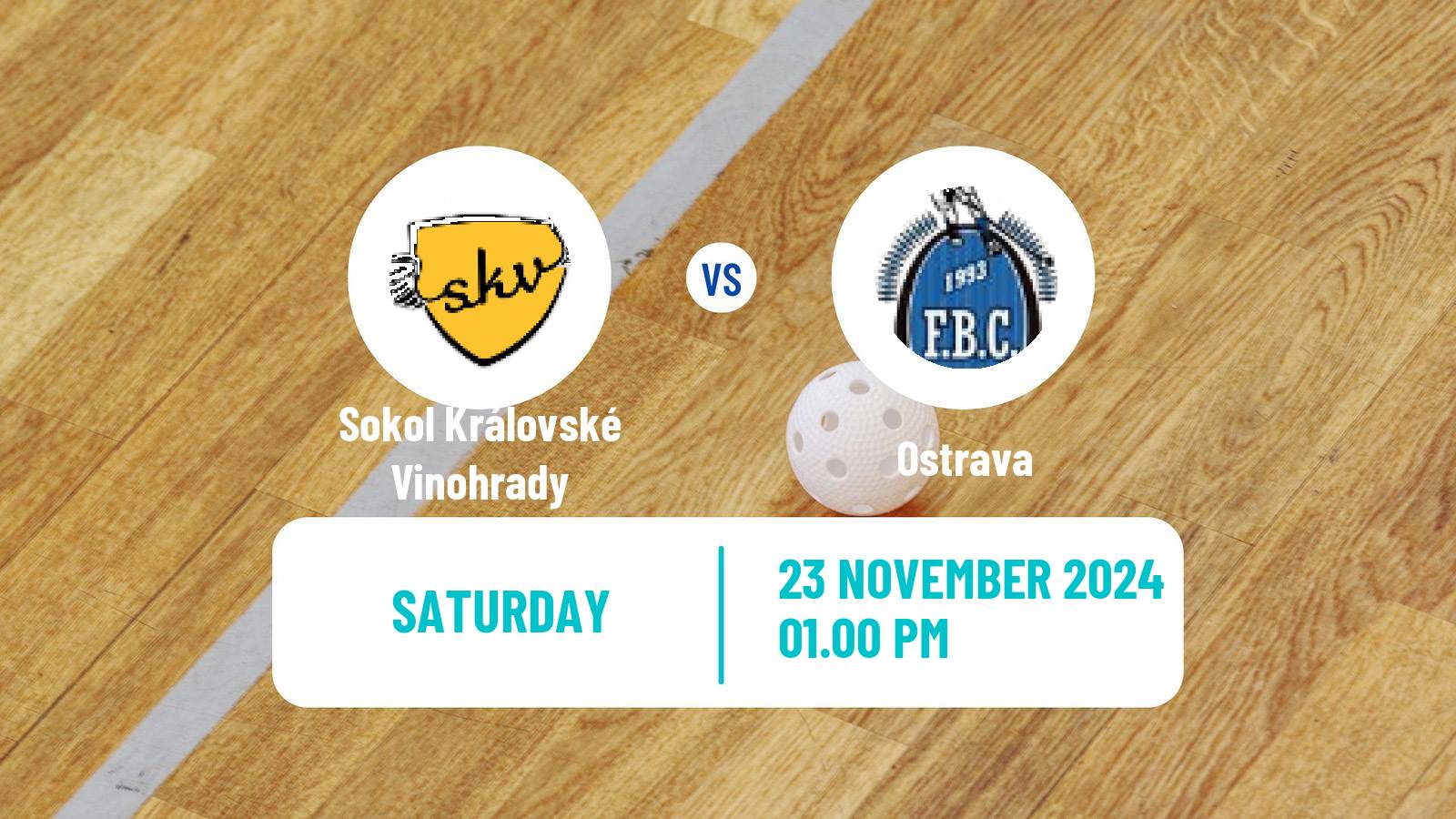 Floorball Czech Superliga Floorball Sokol Královské Vinohrady - Ostrava