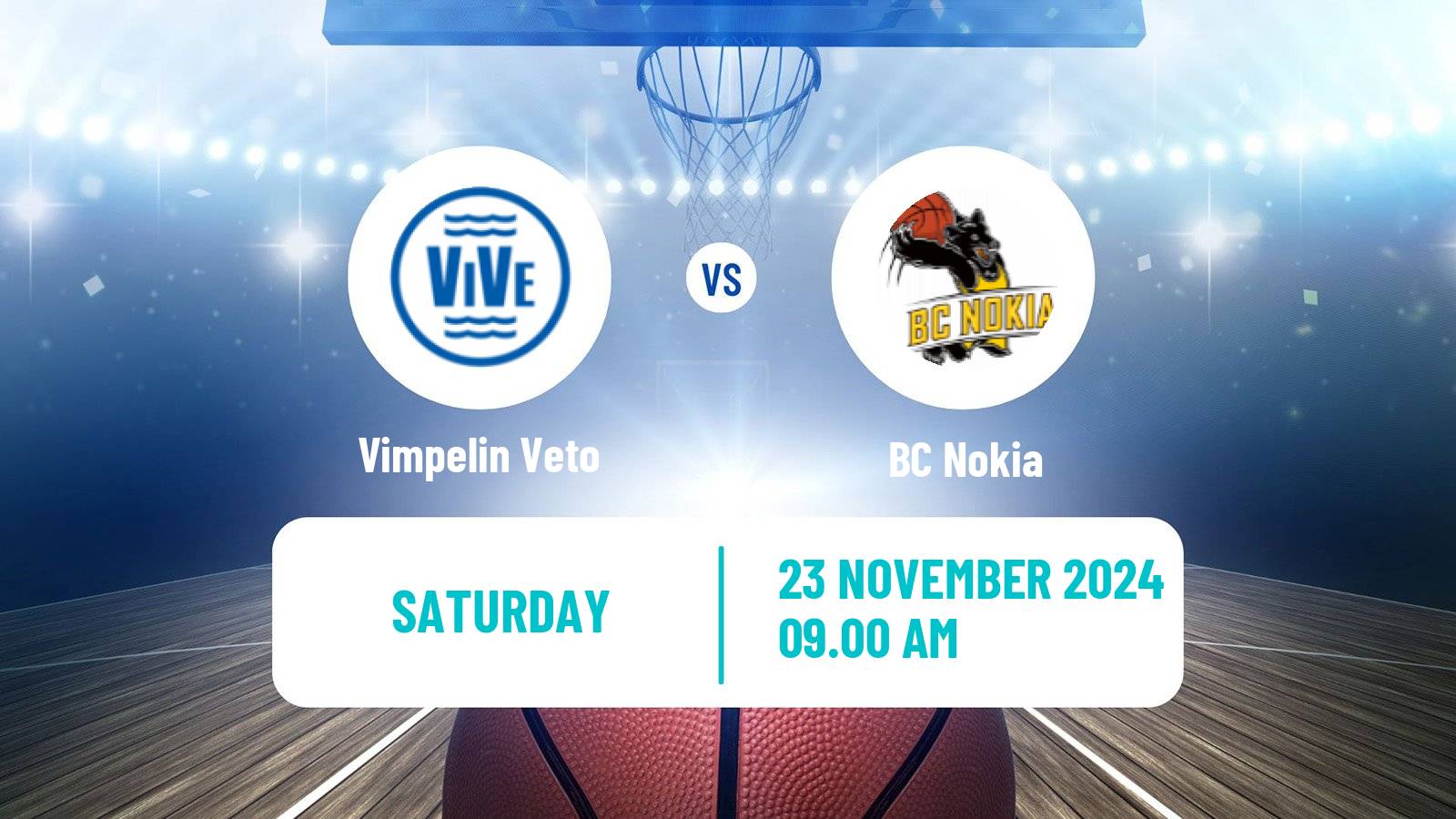 Basketball Finnish Korisliiga Women Vimpelin Veto - BC Nokia