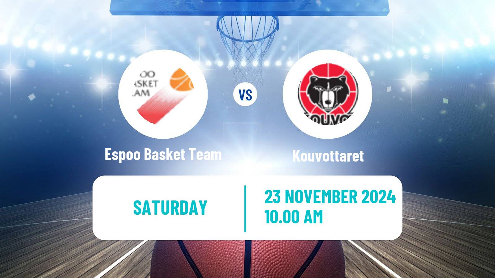 Basketball Finnish Korisliiga Women Espoo Basket Team - Kouvottaret