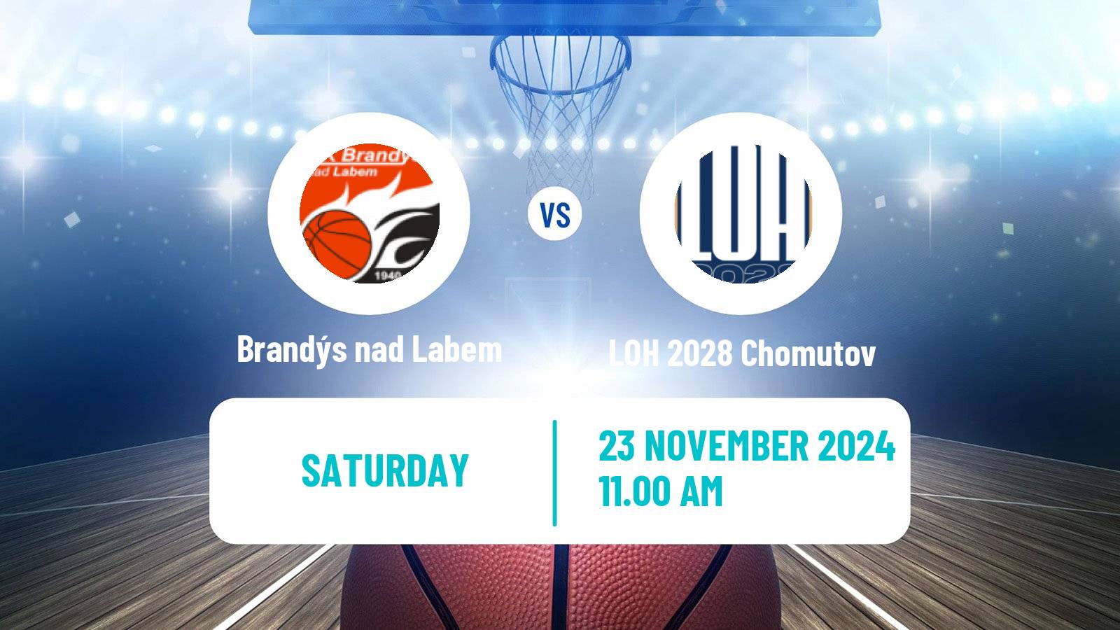 Basketball Czech ZBL Women Brandýs nad Labem - LOH 2028 Chomutov