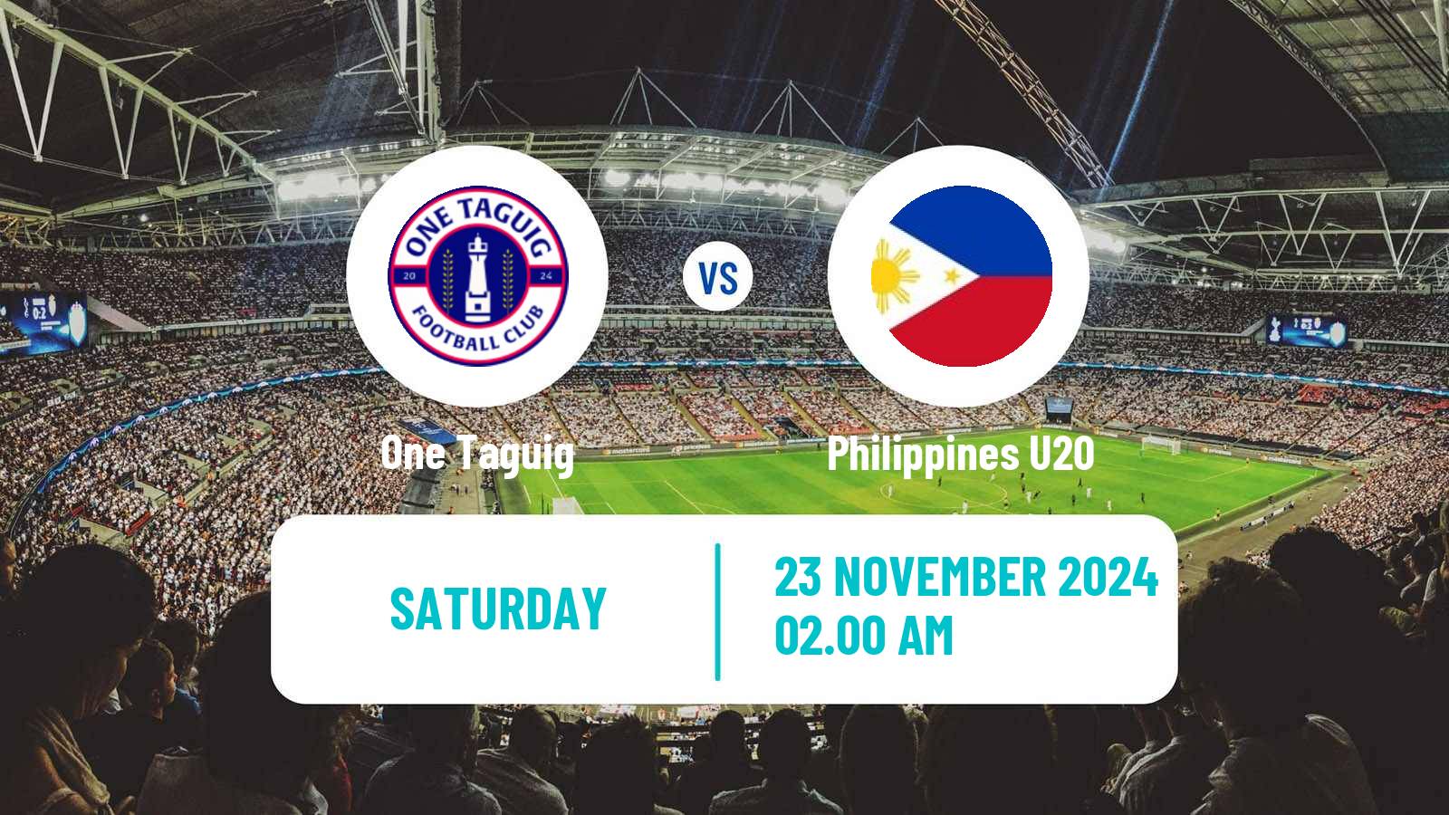 Soccer Philippines PFL One Taguig - Philippines U20