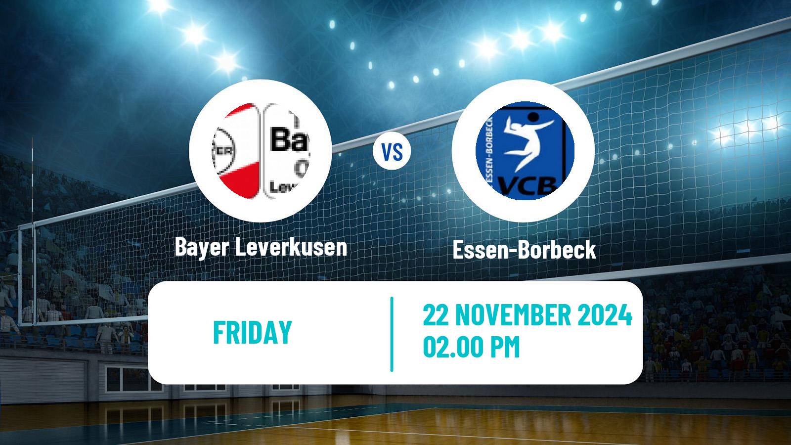 Volleyball German 2 Bundesliga Pro Volleyball Women Bayer Leverkusen - Essen-Borbeck