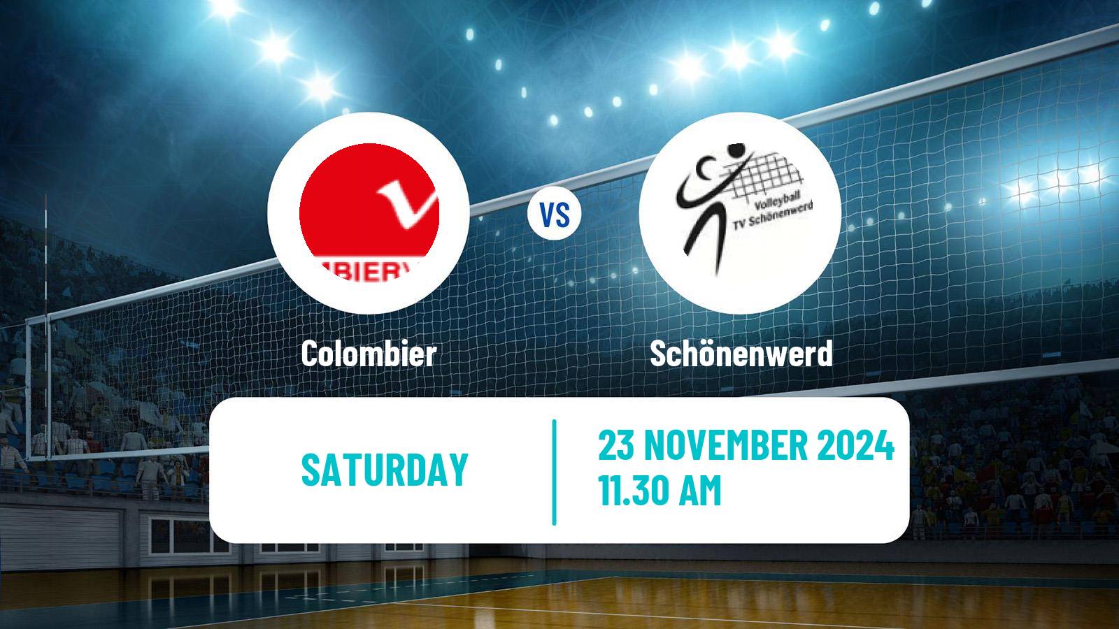 Volleyball Swiss NLA Volleyball Colombier - Schönenwerd