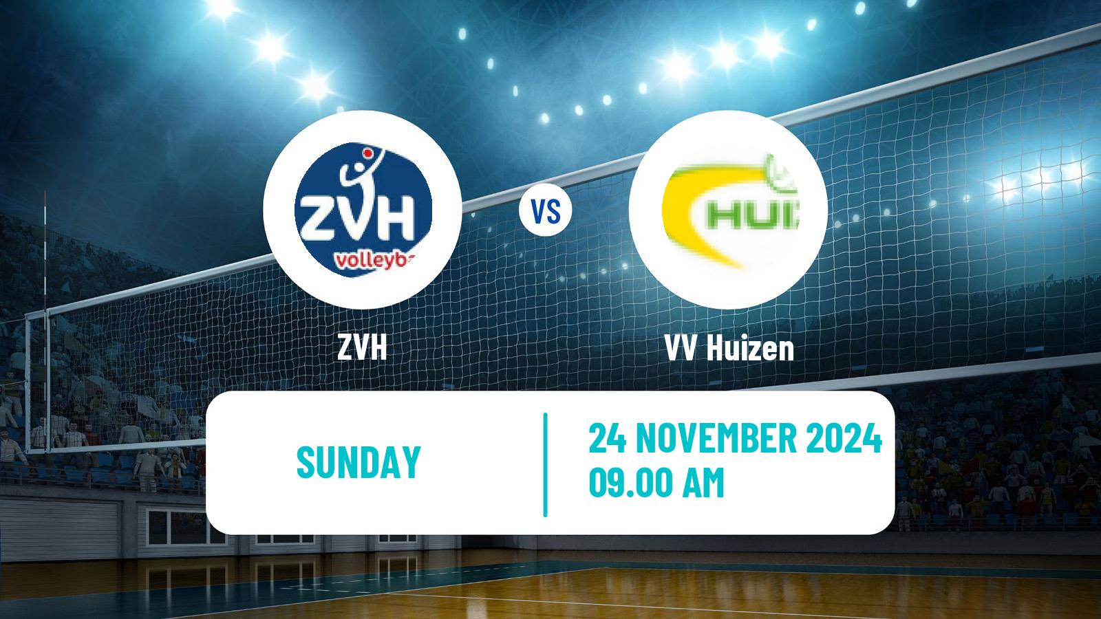 Volleyball Dutch Eredivisie Volleyball ZVH - Huizen