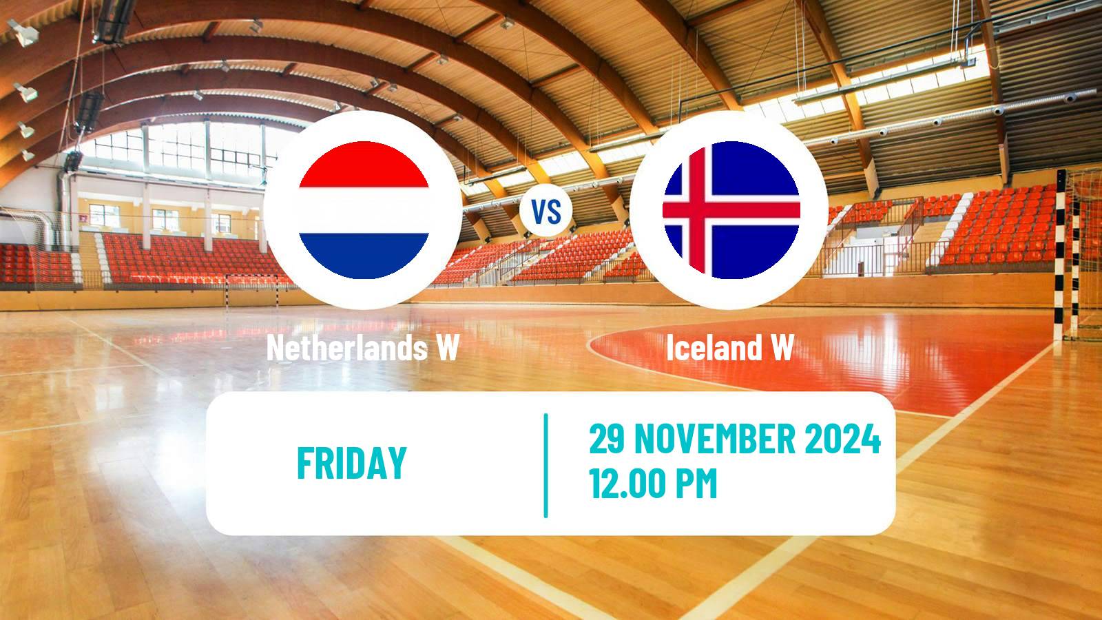 Handball Handball European Championship Women Netherlands W - Iceland W